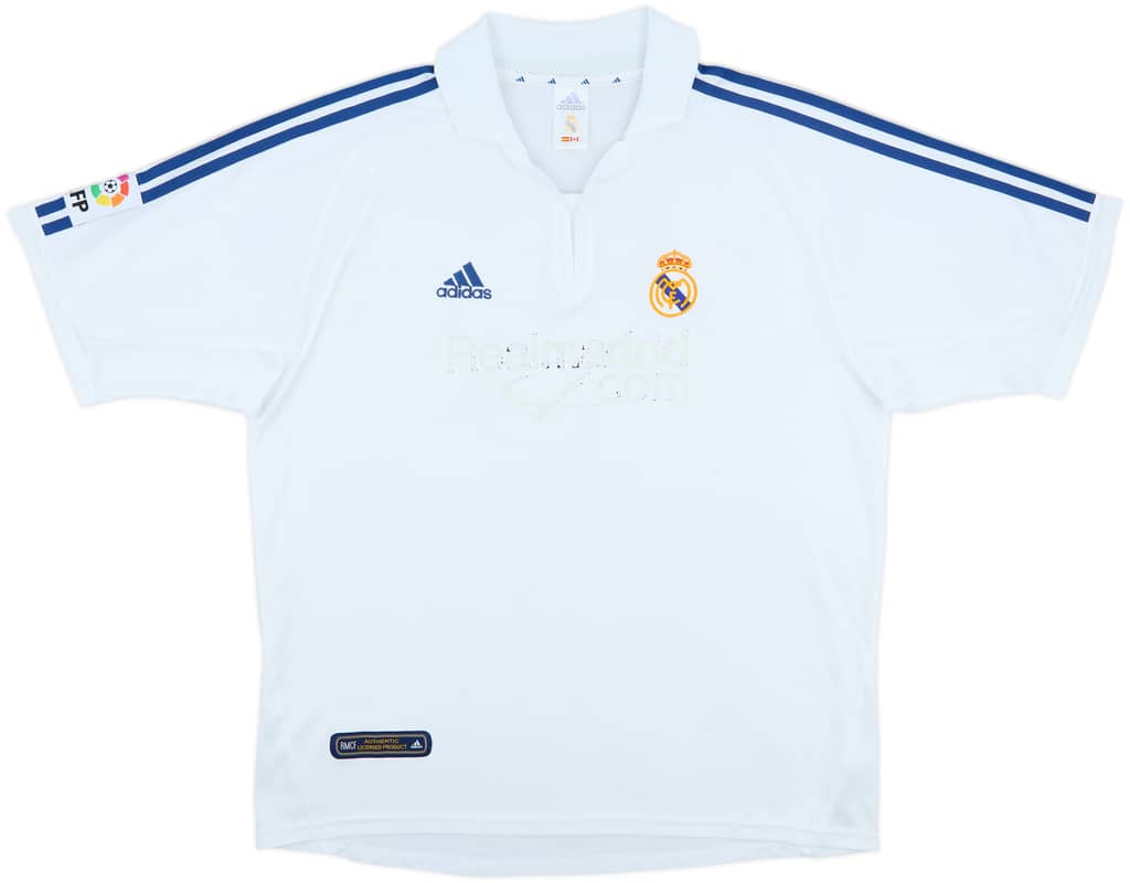 2001 Real Madrid Home Shirt - 4/10 - (XL)