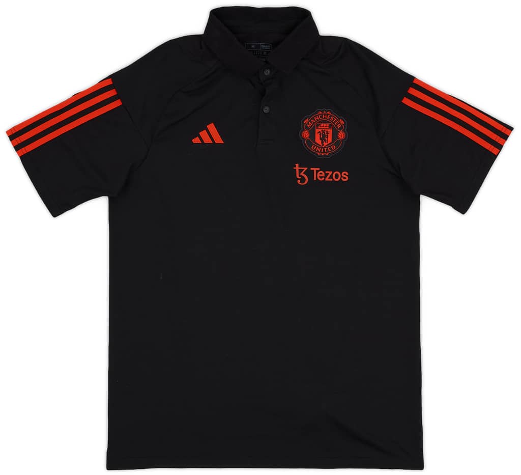 2023-24 Manchester United adidas Polo Shirt - 9/10 - (M)