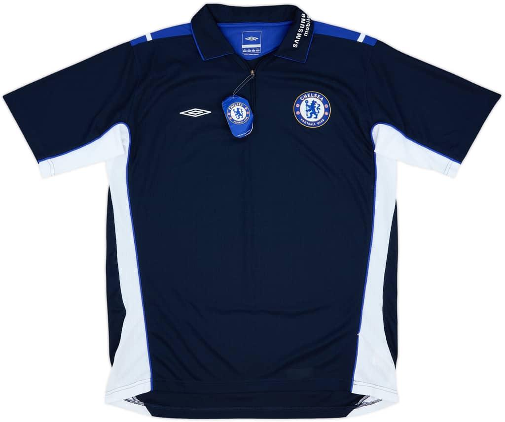 2005-06 Chelsea Umbro 1/4 Zip Polo Shirt (XL)