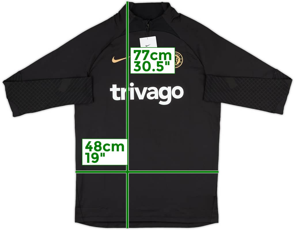 2022-23 Chelsea Nike 1/4 Zip Drill Top (M)