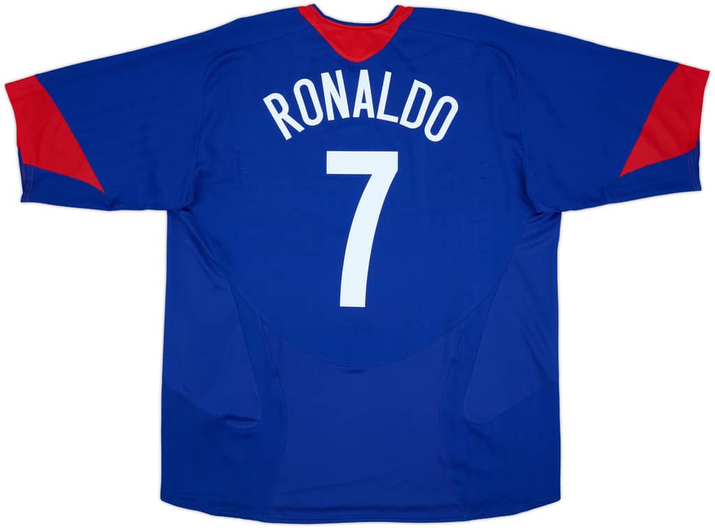 2005-06 Manchester United Away Shirt Ronaldo #7 (XXL)