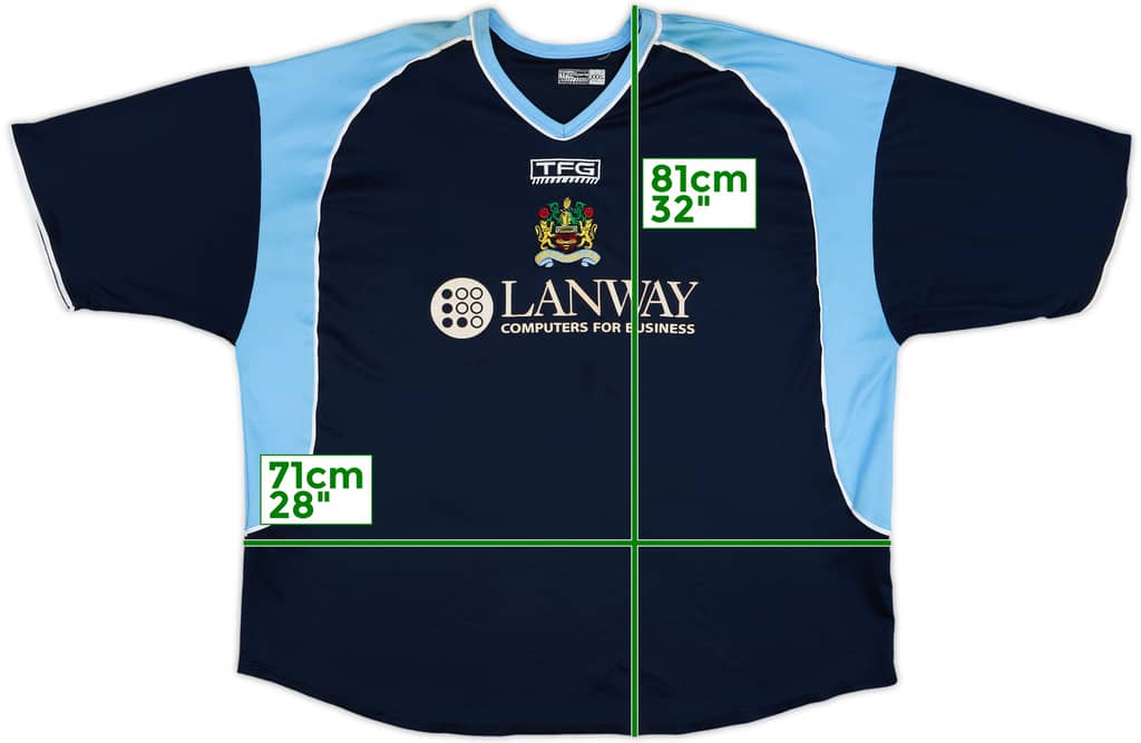 2002-03 Burnley Away Shirt - 9/10 - (3XL)