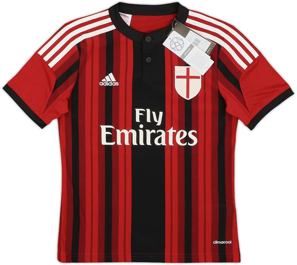 2014-15 AC Milan Home Shirt (M.Boys)