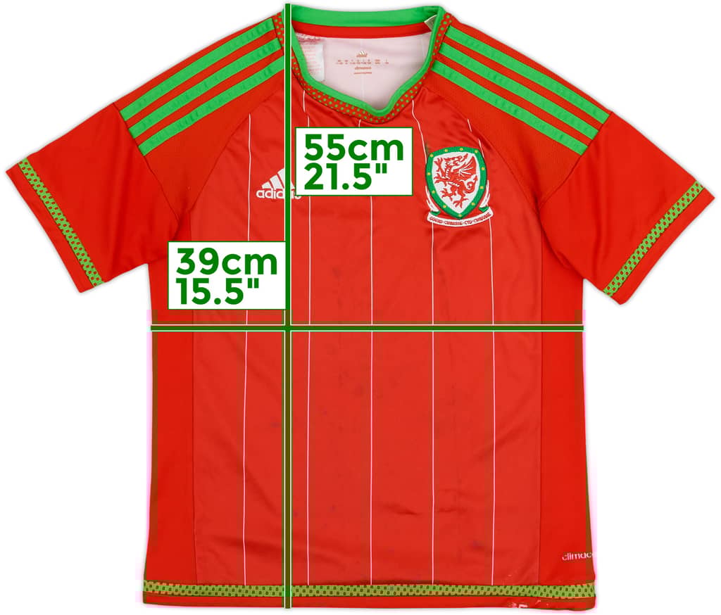 2015-16 Wales Home Shirt - 5/10 - (M.Boys)
