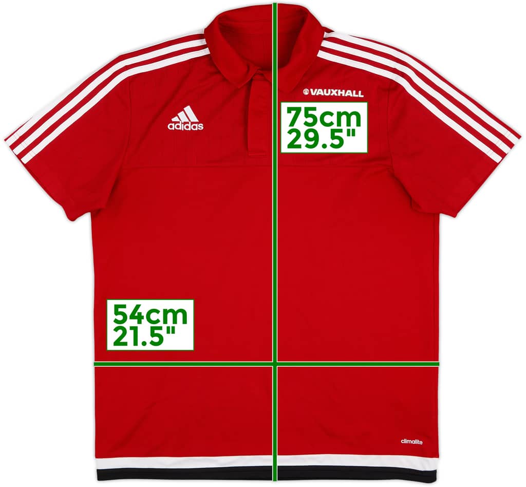 2015-16 Wales adidas Polo Shirt - 10/10 - (L)