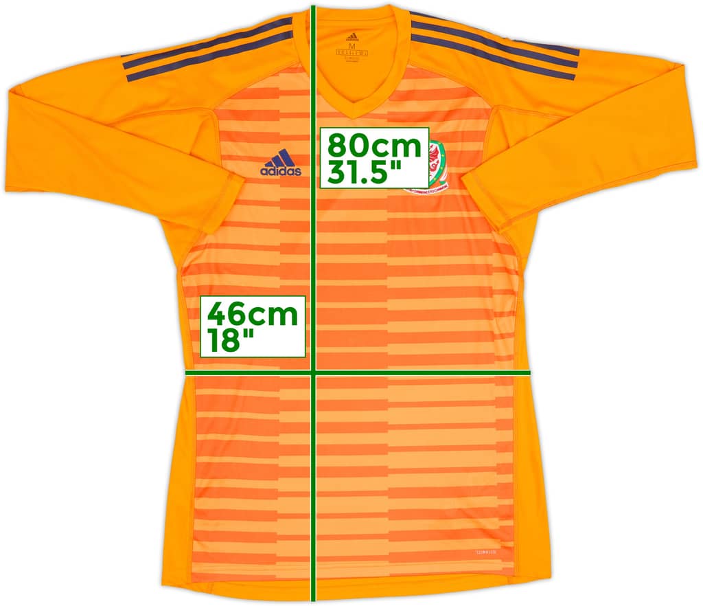 2018-19 Wales GK Shirt - 9/10 - (M)