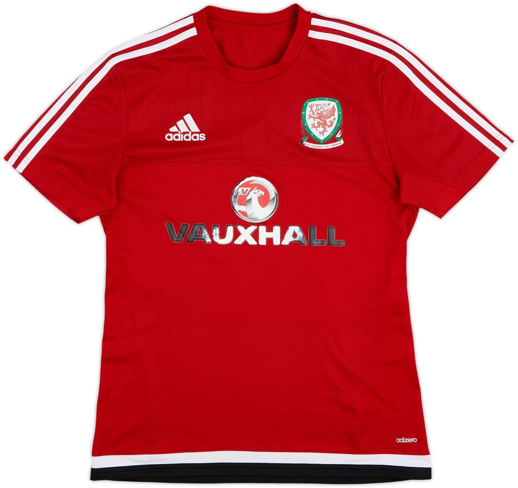 2015-16 Wales adidas Training Shirt - 4/10 - (S)