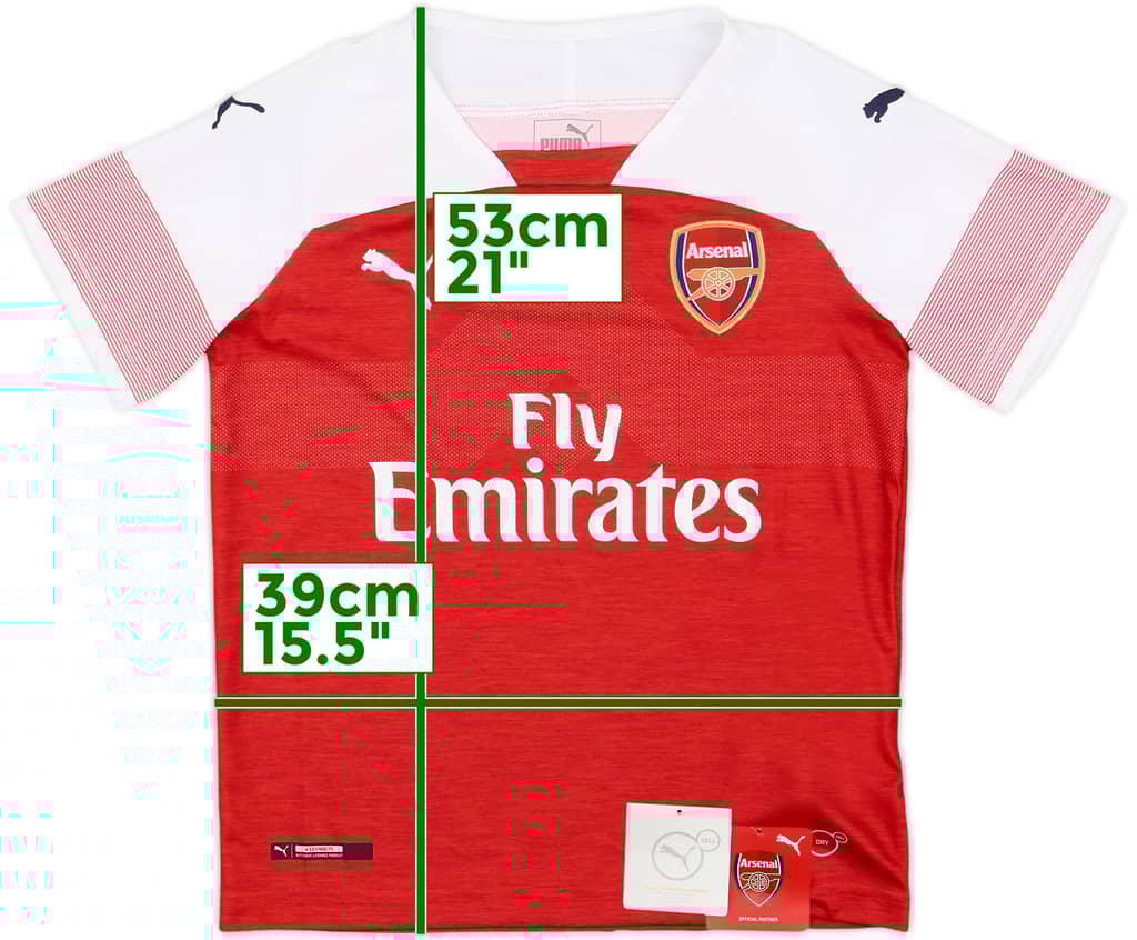 2018-19 Arsenal Home Shirt (S.Boys)