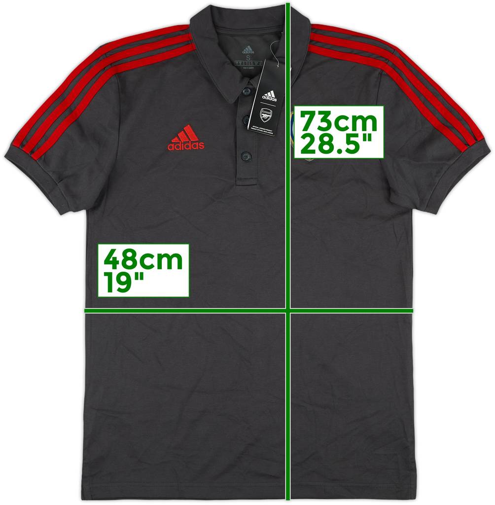 2020-21 Arsenal adidas Polo Shirt (S)