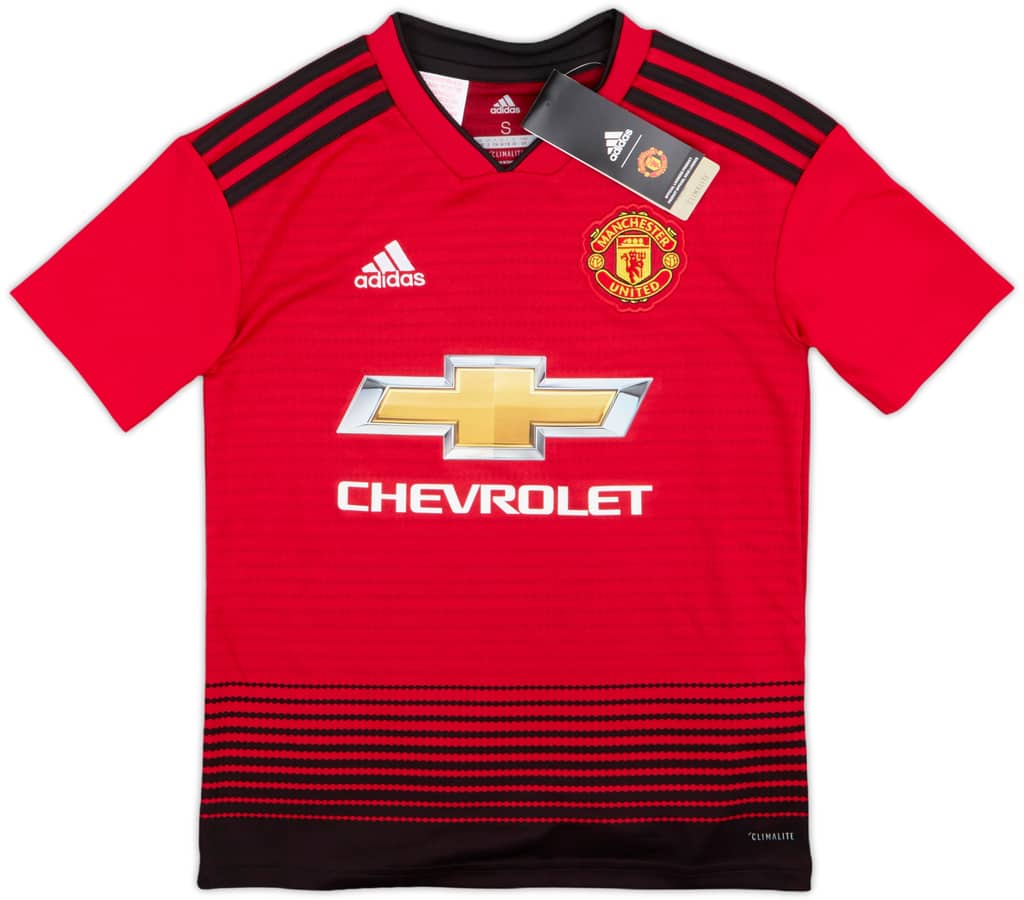 2018-19 Manchester United Home Shirt (S.Boys)