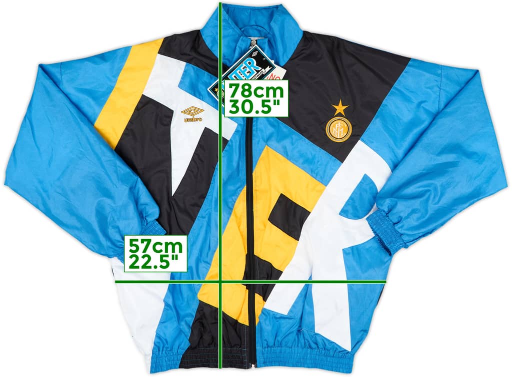 1991-92 Inter Milan Umbro Track Jacket (L)