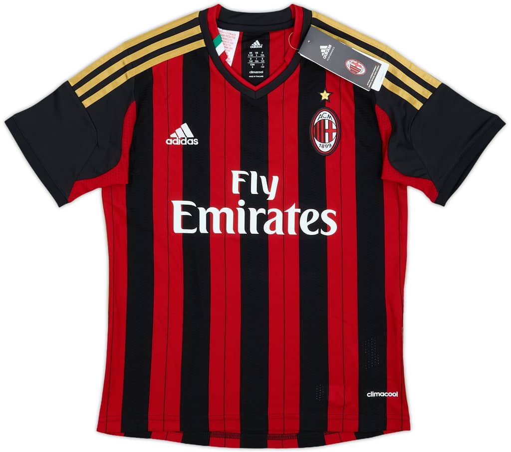 2013-14 AC Milan Home Shirt (S.Boys)