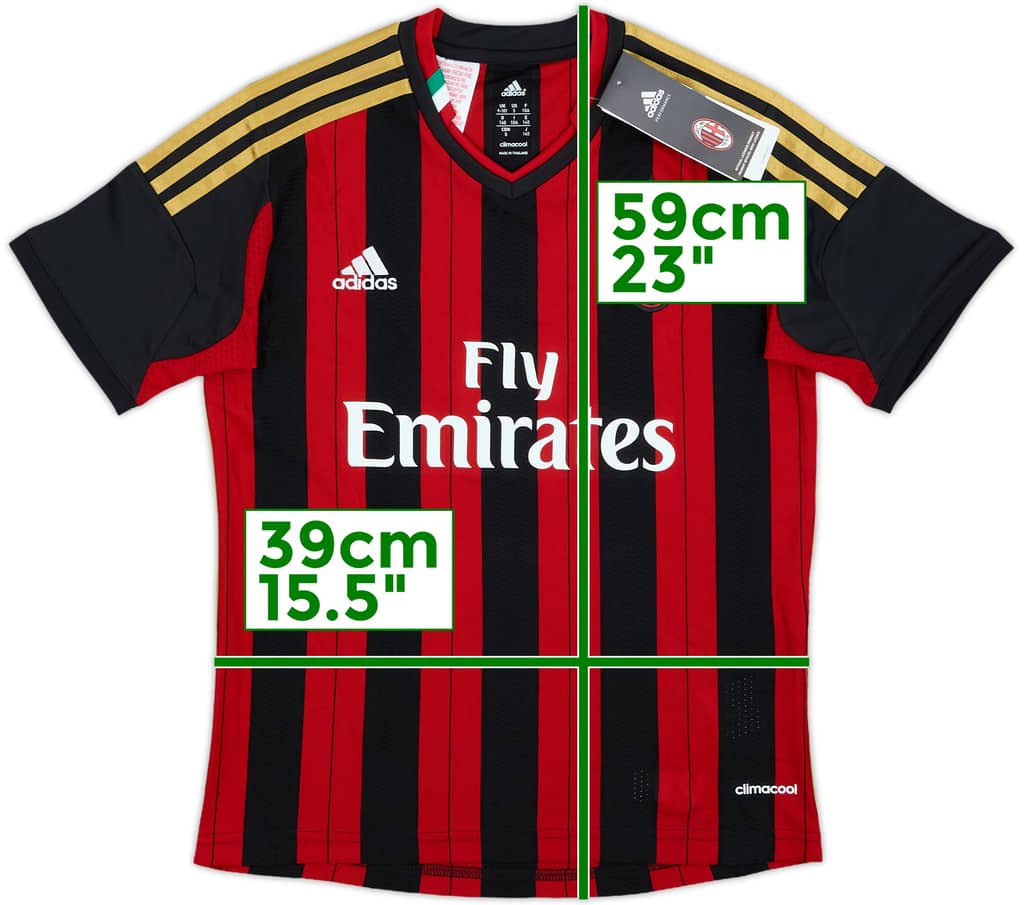 2013-14 AC Milan Home Shirt (S.Boys)