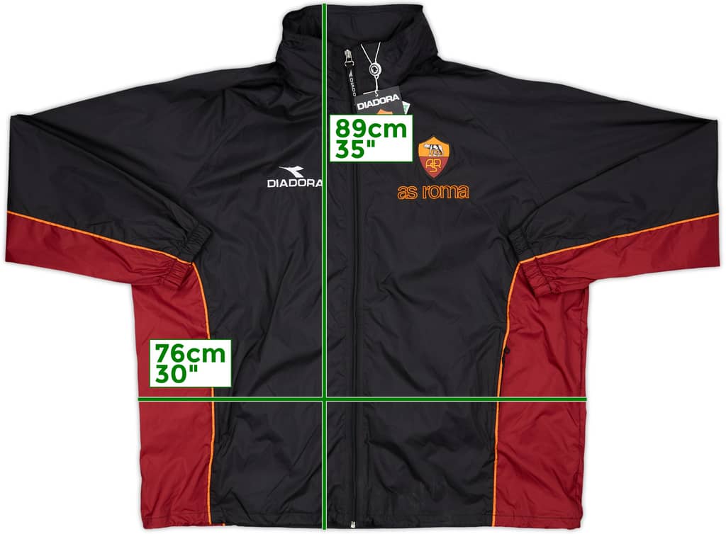1999-00 Roma Diadora Hooded Rain Jacket (XXL)