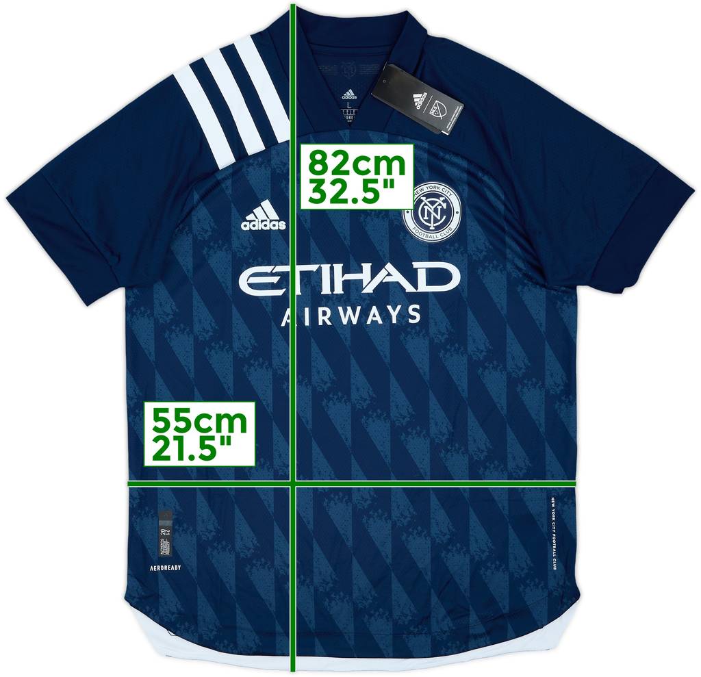 2020 New York City Authentic Away Shirt (L)