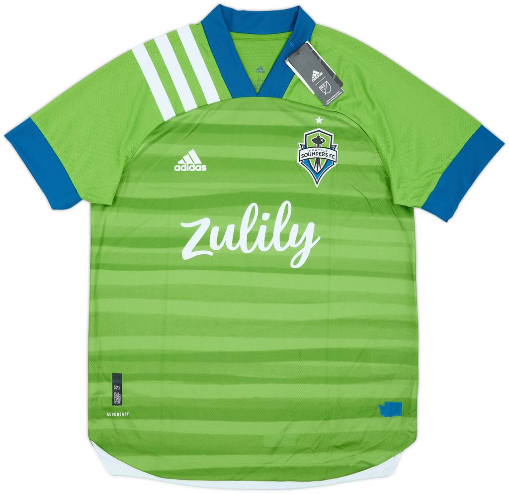 2020-21 Seattle Sounders Authentic Home Shirt (L)