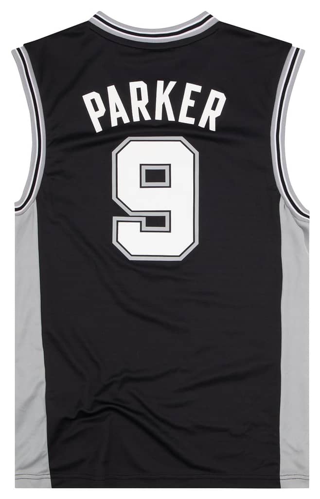 2010-14 San Antonio Spurs Parker #9 adidas Jersey (Away) S