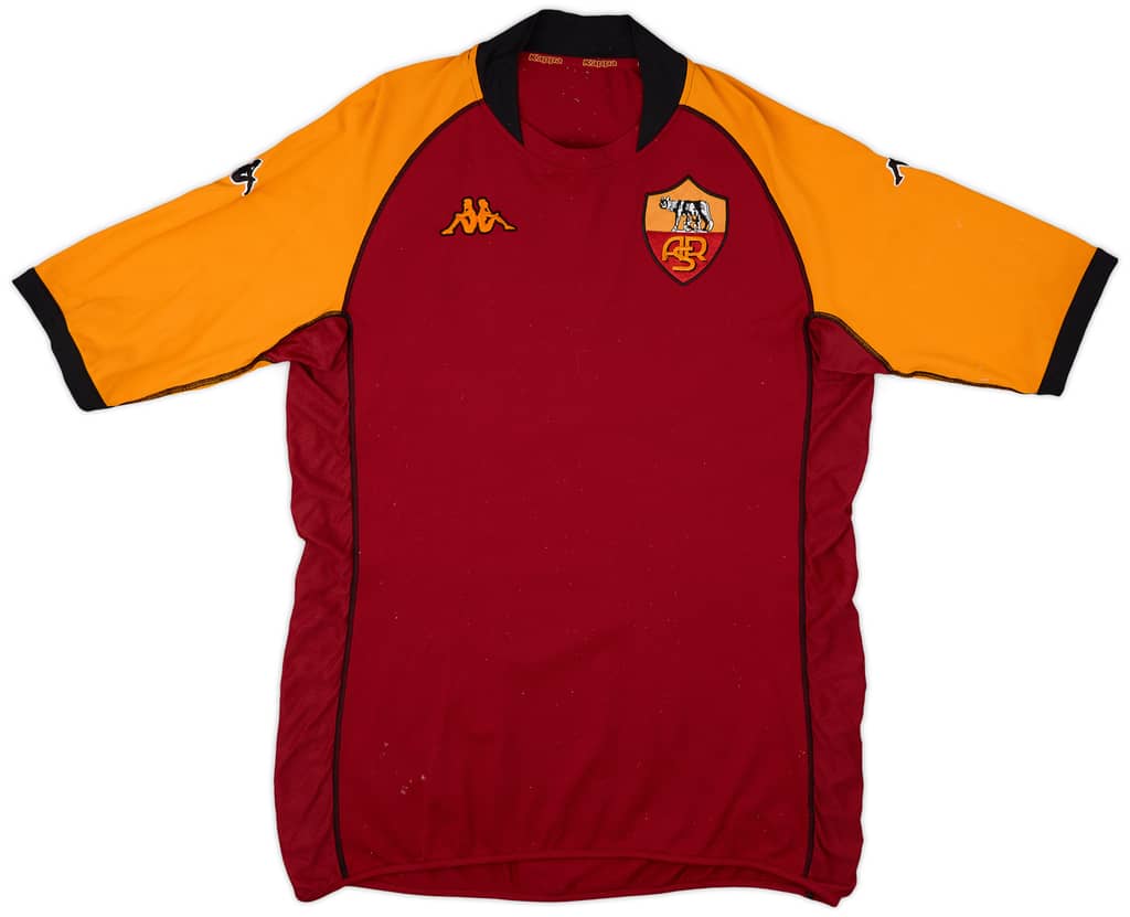 2002-03 Roma CL Home Shirt - 8/10 - (XXL)