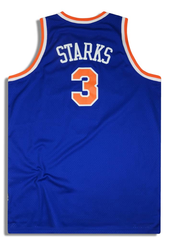 1990-91 New York Knicks Starks #3 adidas Hardwood Classics Jersey (Away) XXL