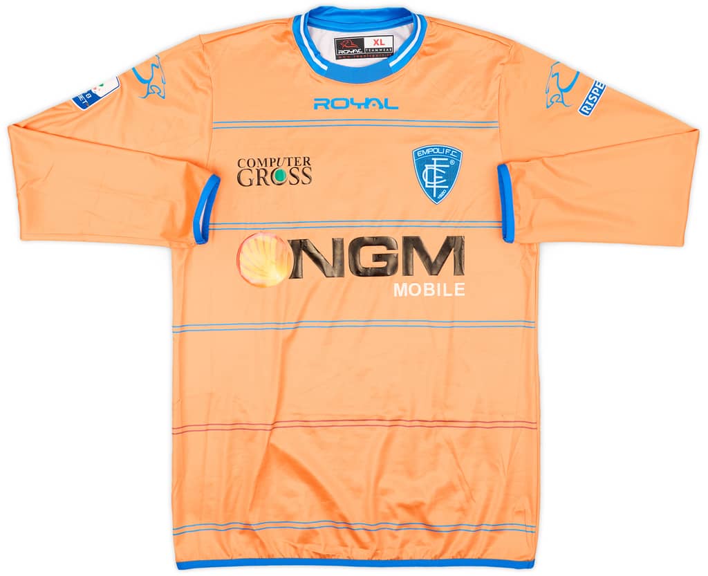 2013-14 Empoli Match Issue GK Shirt Bassi #28