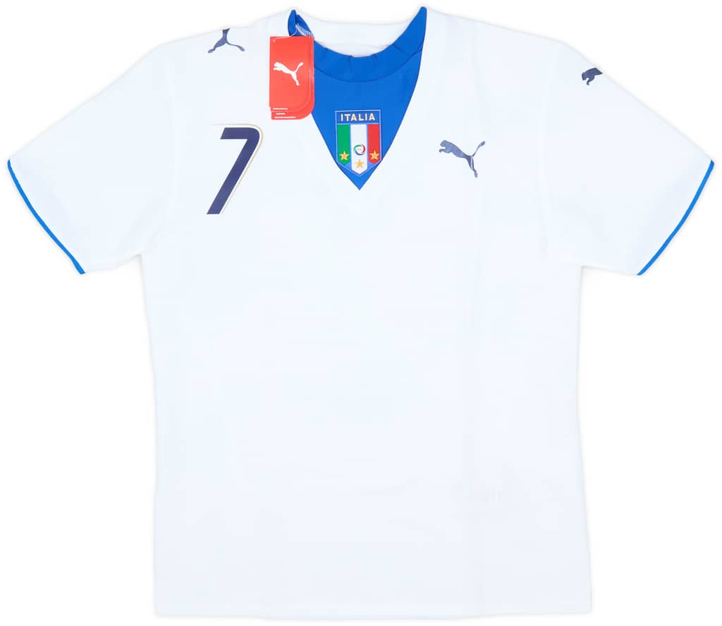 2006 Italy Away Shirt Del Piero #7 (M)