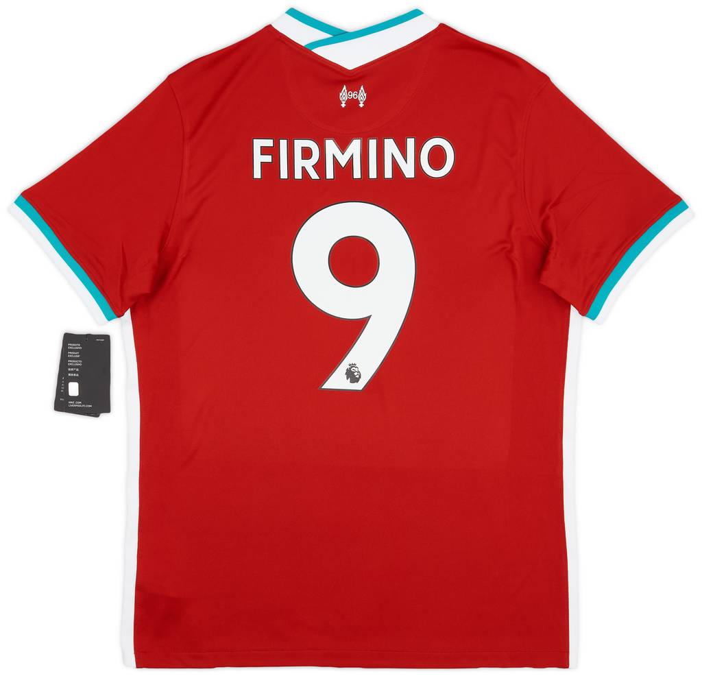 2020-21 Liverpool Home Shirt Firmino #9 (L)