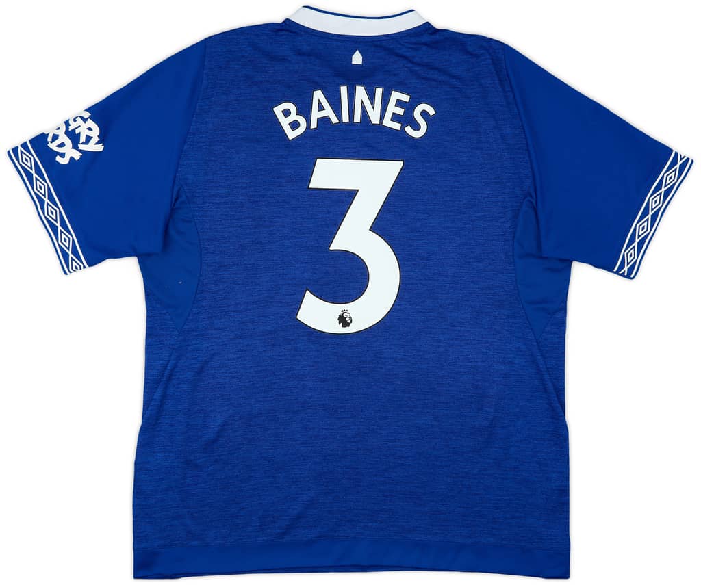 2018-19 Everton Home Shirt Baines #3 - 7/10 - (XXL)