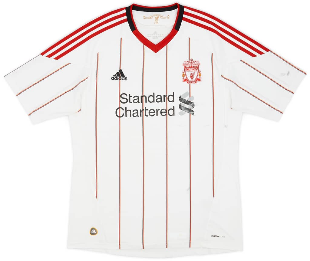 2010-11 Liverpool Away Shirt Gerrard #8 - 5/10 - (L)