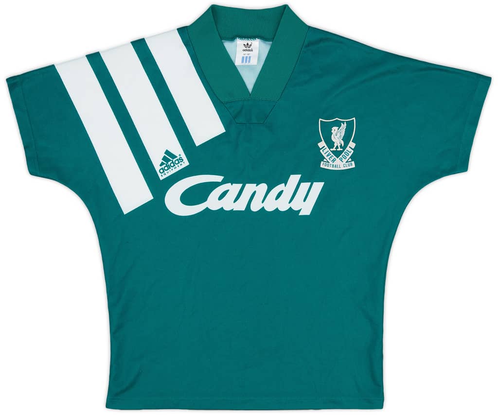 1991-92 Liverpool Away Shirt - 8/10 - (M.Boys)