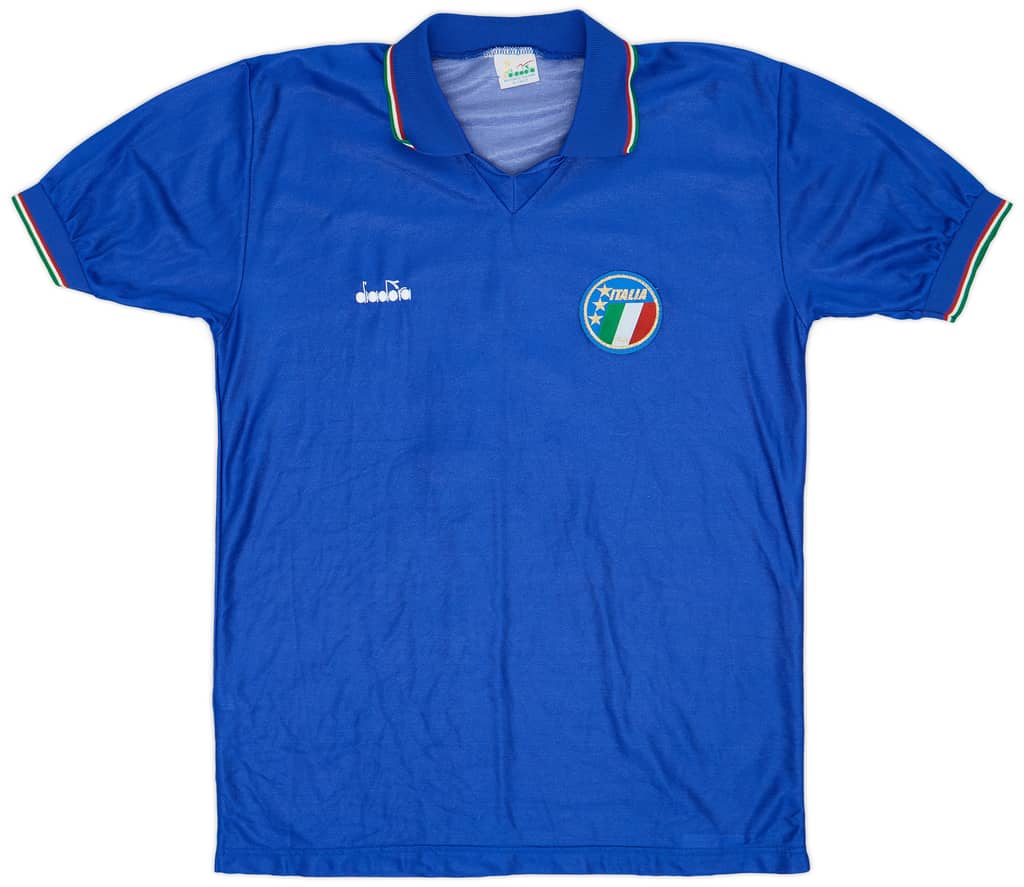 1986-91 Italy Home Shirt #9 - 7/10 - (M)