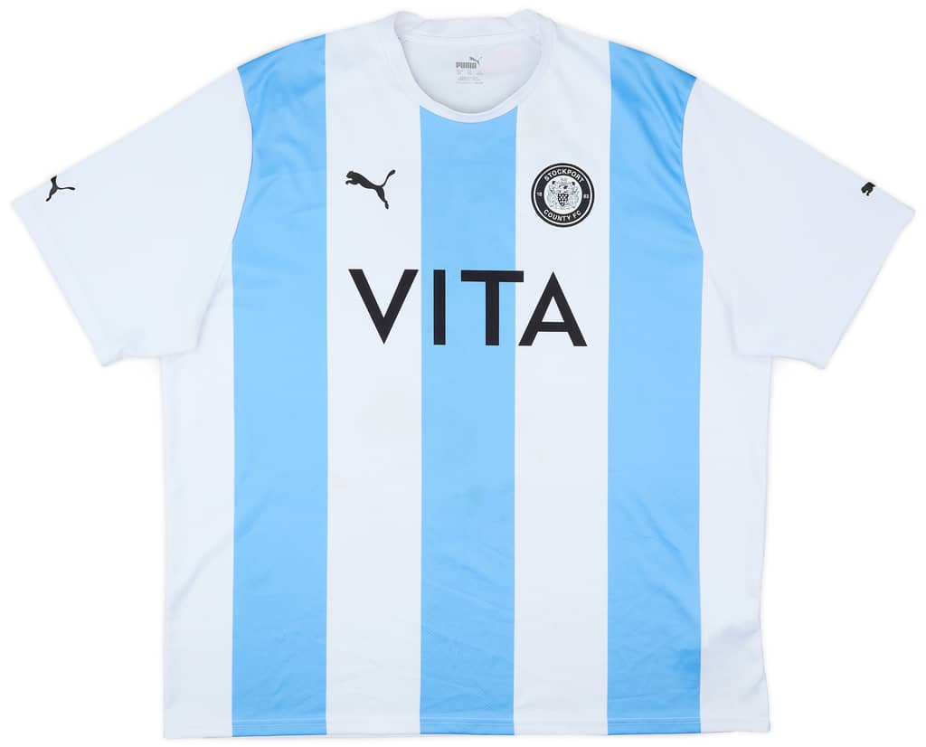 2022-23 Stockport County Away Shirt - 6/10 - (4XL)
