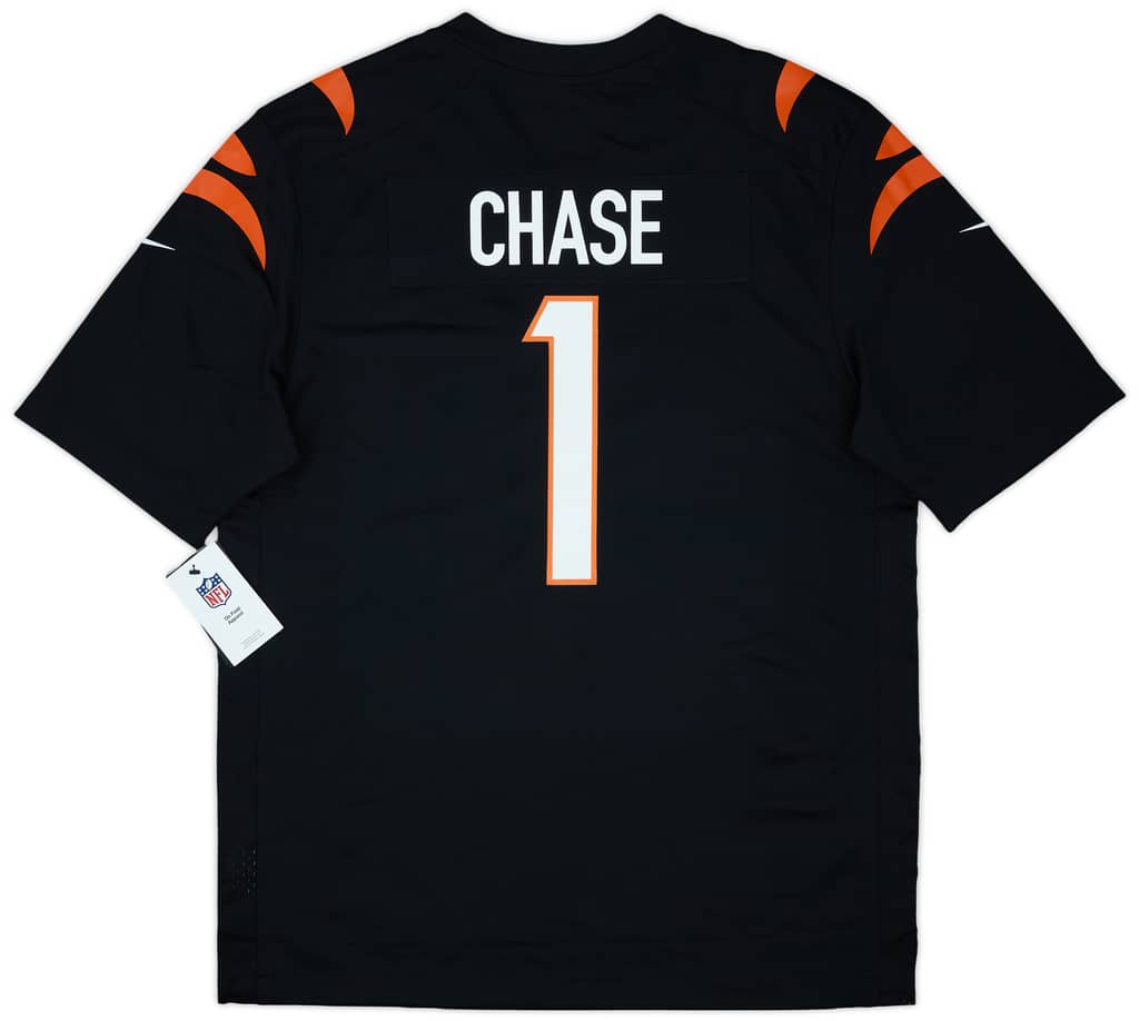 2021-24 Cincinnati Bengals Chase #1 Nike Game Home Jersey (L)