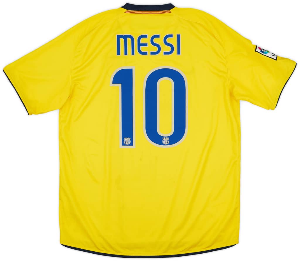 2008-10 Barcelona Away Shirt Messi #10 - 6/10 - (L)