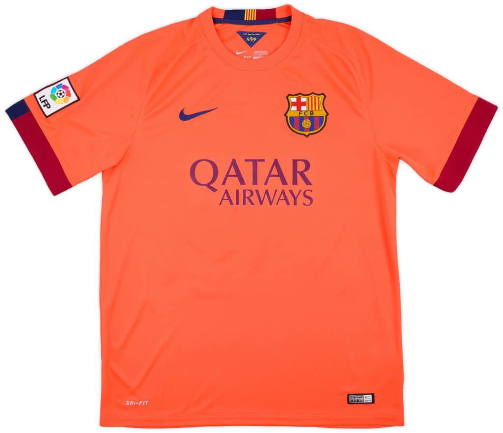 2014-15 Barcelona Away Shirt Messi #10 - 6/10 - (S)