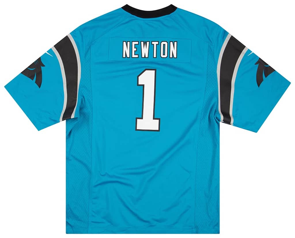 2012-16 Carolina Panthers Newton #1 Nike Game Jersey (Alternate) XXL