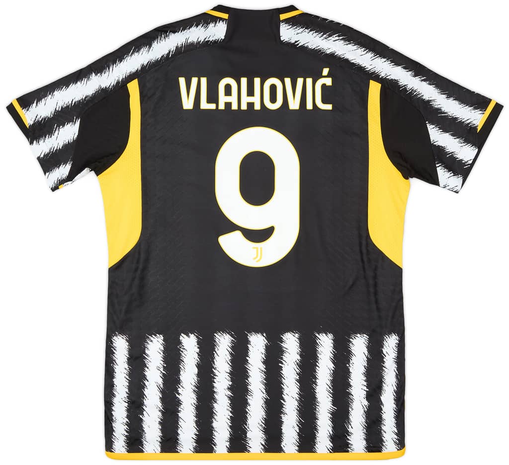 2023-24 Juventus Authentic Home Shirt Vlahovic #9