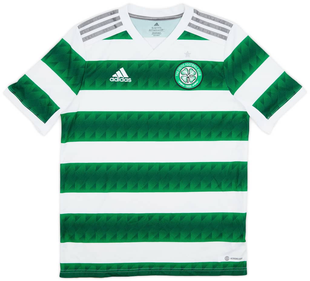 2022-23 Celtic Home Shirt - 8/10 - (XL.Boys)