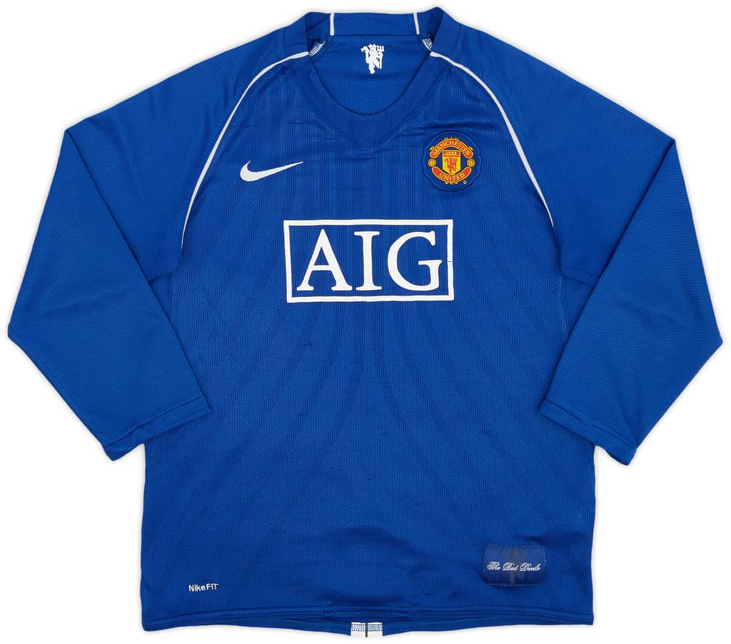 2007-08 Manchester United GK Shirt - 6/10 - (XL.Boys)