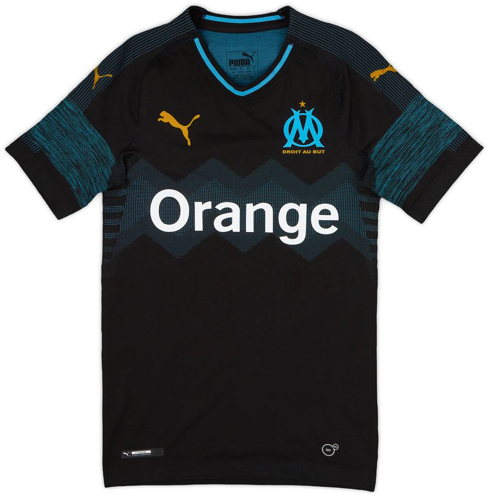 2018-19 Olympique Marseille Authentic EvoKnit Player Issue Away Shirt Balotelli #9 - 10/10 - (S)