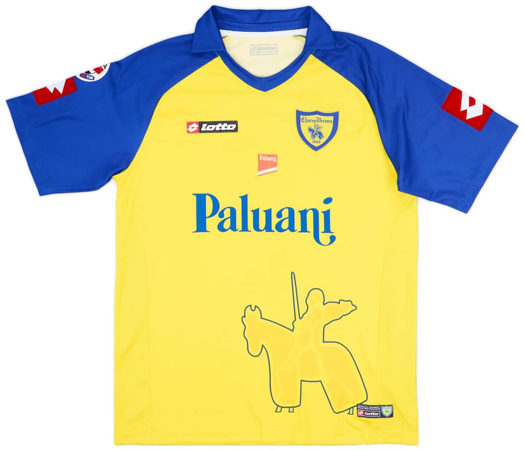 2008-09 Chievo Verona Home Shirt Scardina #3 - 6/10 - (L)