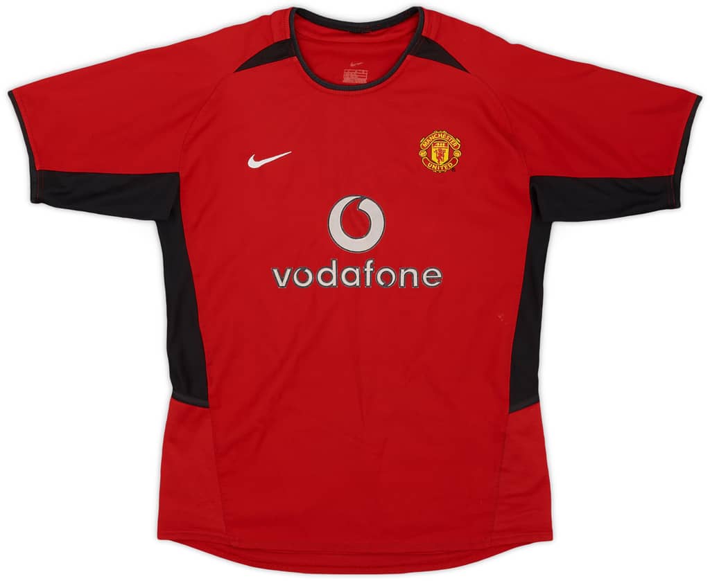 2002-04 Manchester United Home Shirt - 7/10 - (L.Boys)