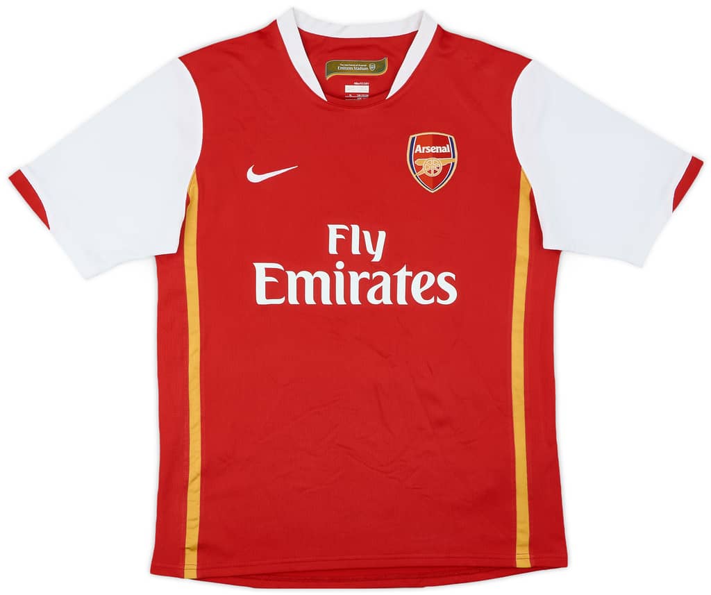 2006-08 Arsenal Home Shirt - 9/10 - (XL.Boys)