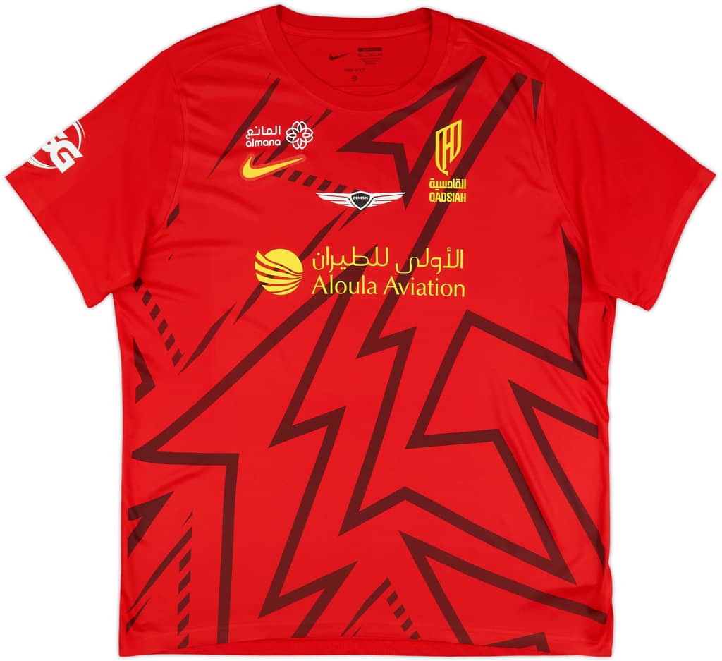 2024-25 Al Qadsiah Home Shirt Aubameyang- As New - (XXL)