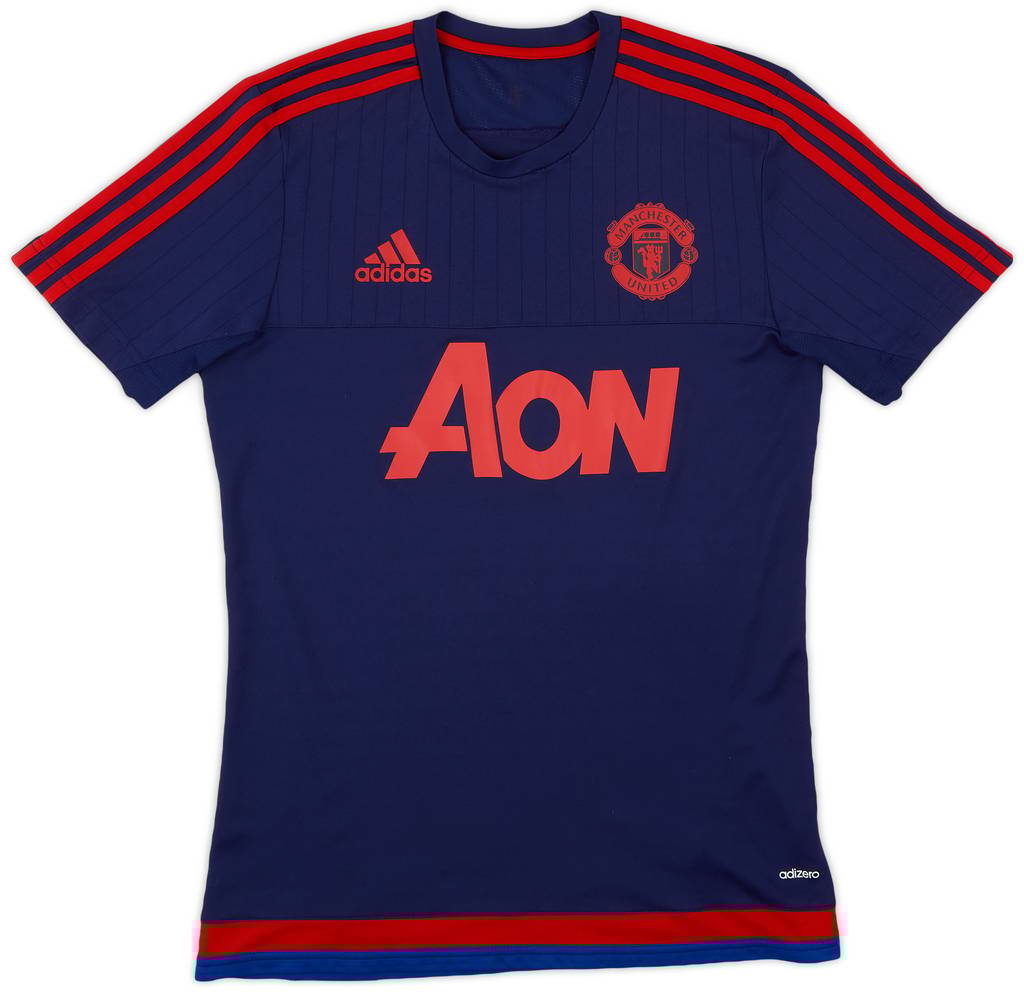 2015-16 Manchester United adidas Training Shirt - 9/10 - (S)