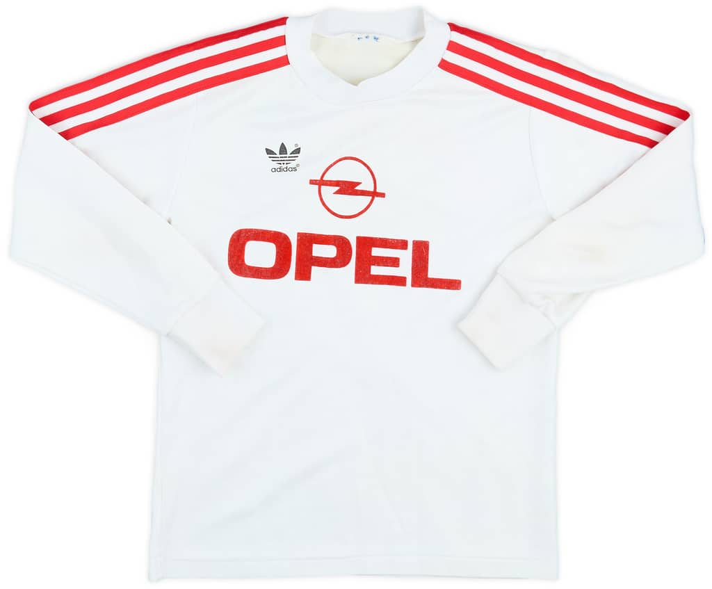 1990-91 Bayern Munich Away L/S Shirt - 8/10 - (M.Boys)
