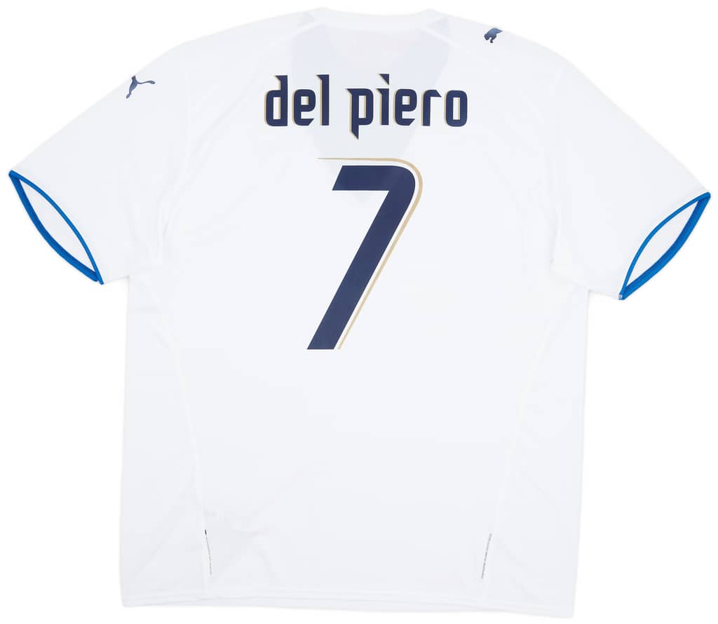 2006 Italy Away Shirt Del Piero #7 (XXL)