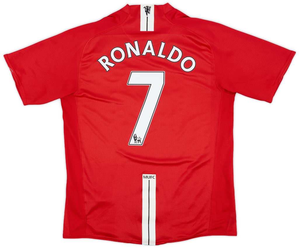 2007-09 Manchester United Home Shirt Ronaldo #7