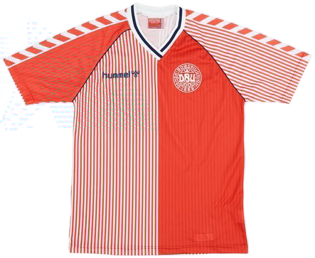 1986 Denmark Home Shirt - 9/10 - (M)