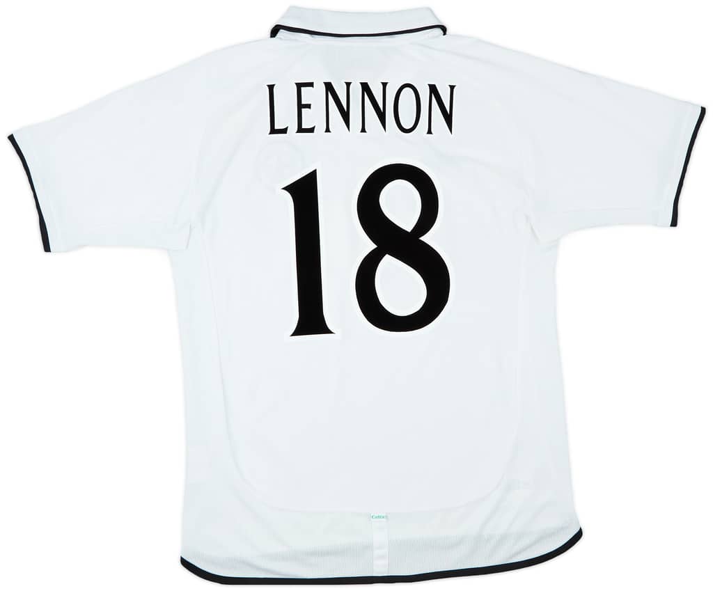 2001-02 Celtic Away Shirt Lennon #18 - 6/10 - (L)