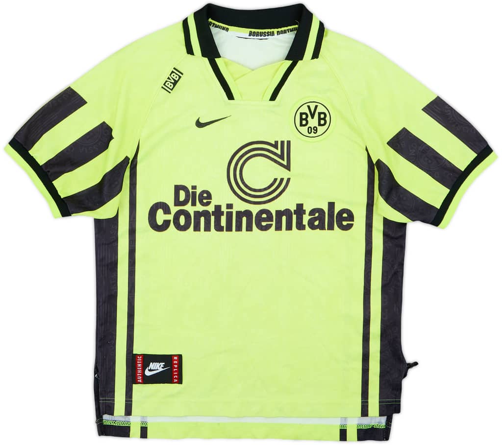 1996-97 Borussia Dortmund Home Shirt - 6/10 - (L.Boys)